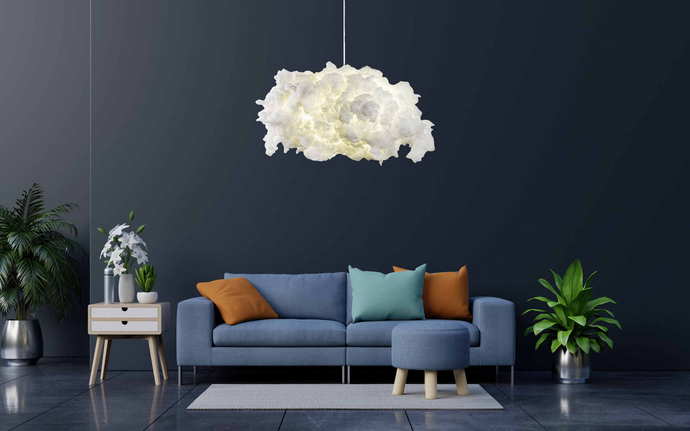 Ceiling lamp Serenity, white  3